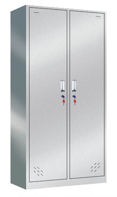 QB-101不锈钢二门更衣柜 QB-101不锈钢二门更衣柜